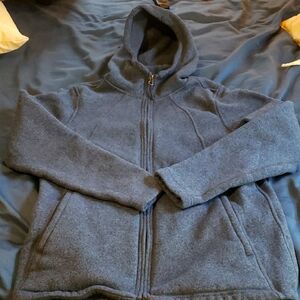 Cozy Blue Hooded Jacket
